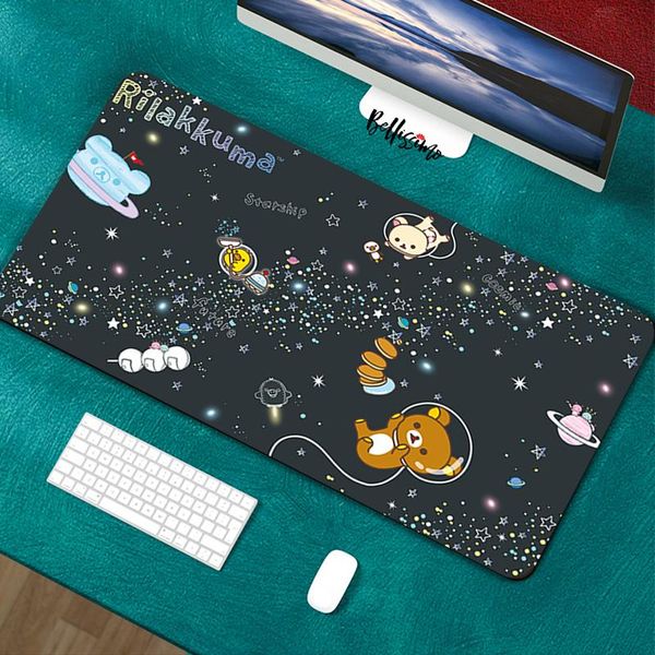 

mouse pads & wrist rests large pad gamer gaming computer desk accessories anime mousepad xxl table diy big mousepepad rugs mice cute rilakku