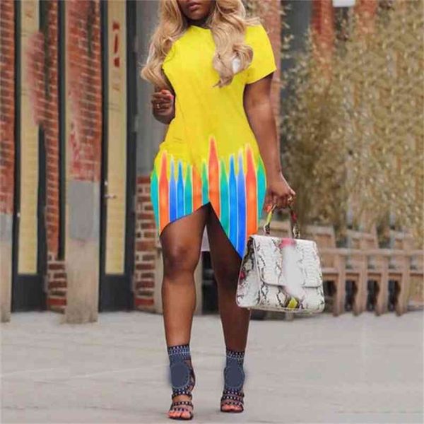 

summer dress for ladies yellow patchwork bodycon pullovers mini length fashion high street wear dresses vestidos mujer 210510, Black;gray