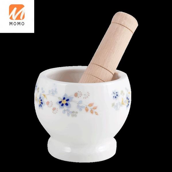 

garlic press ceramic mashed gallipot grinding mortar storage bottles & jars