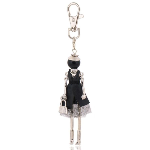 

keychains statement fashion key chain bag pendant charm female keychain handmade women cute jewelry lovely gift, Silver