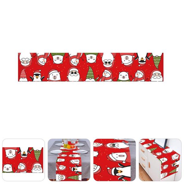 

table cloth 1pc christmas runner home tablecloth cover xmas gift