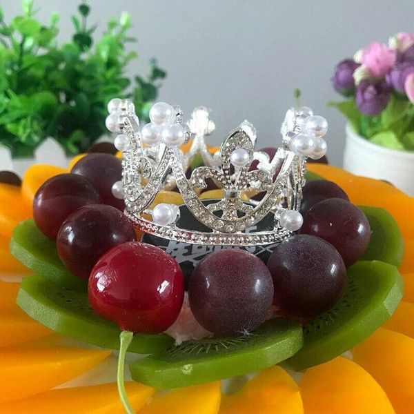 

other event & party supplies mini crown princess er pearl tiara children hair ornaments for wedding birthday cake decorating tools holid