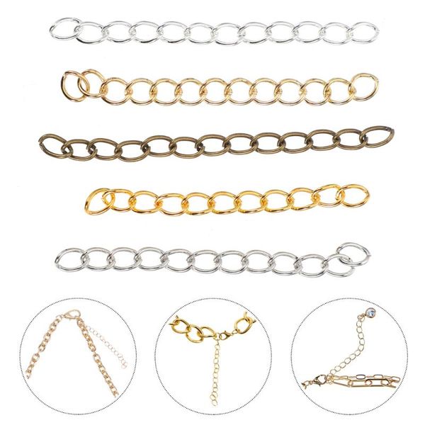 

repair tools & kits 500pcs professional diy extender chain adjustable for bracelets making