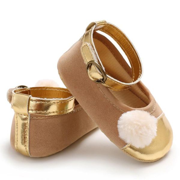

fashion baby shoes soft bottom pu leather girls princess non-slip toddlers infant first walkers born mary jane .