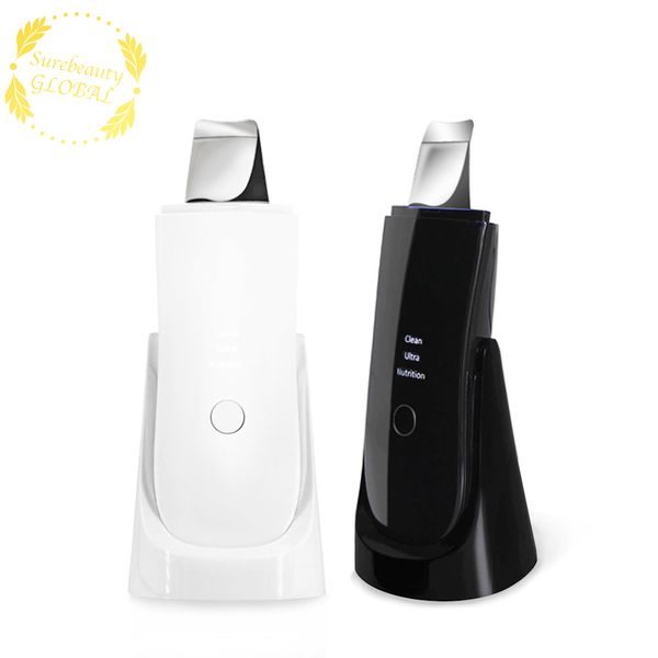 

trending vibration massager ultrasound water peeling tools ultrasonic skin scrubber face cleanser blackhead acne removal facial spa tool