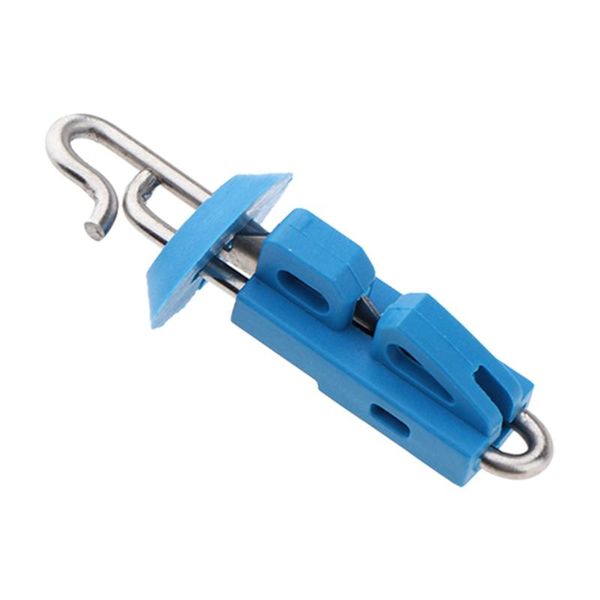 

5pcs splash down solo sea fishing bait clip locking lock blue accessories