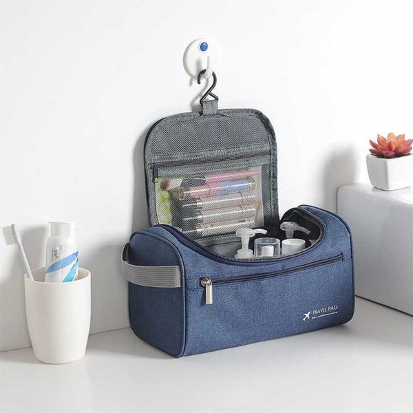 

cosmetic bags & cases women men cosmetics bag hanging zipper pouch toiletry makeup travel organizer storage