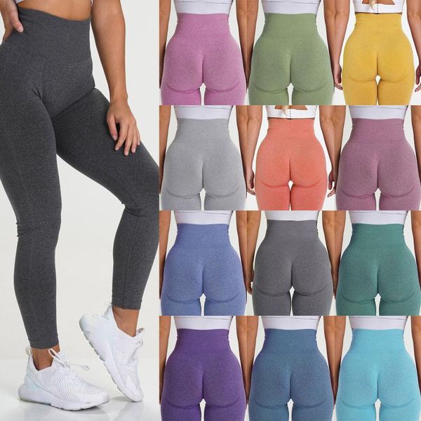 

women yoga for fitness high waist workout tights sport woman booty scrunch pants peach hip leggins women's leggings, Black