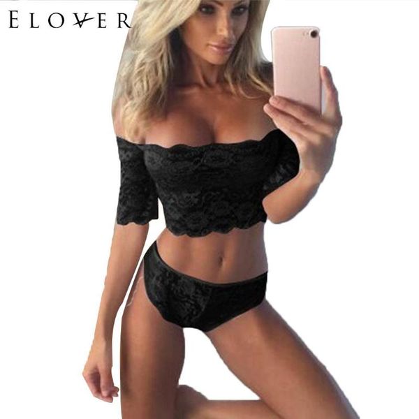 

bras sets elover baby doll lingerie set langerie lenceria women erotic open bra crotch porno lace underwear, Red;black
