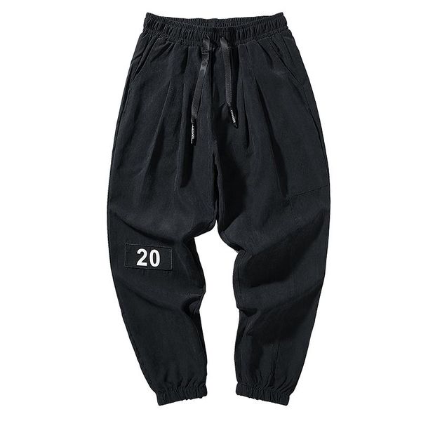 

men's pants 2021 spring casual -selling loose sweatpants trend wild harlan street little seet s-3xl, Black