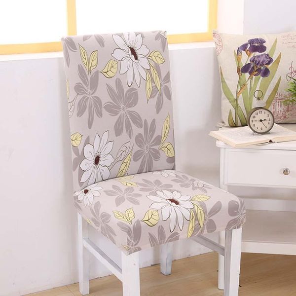 

chair covers 1/4/6 pcs printing stretch cover elastic seat painting slipcovers decoration banquet restaurant el home