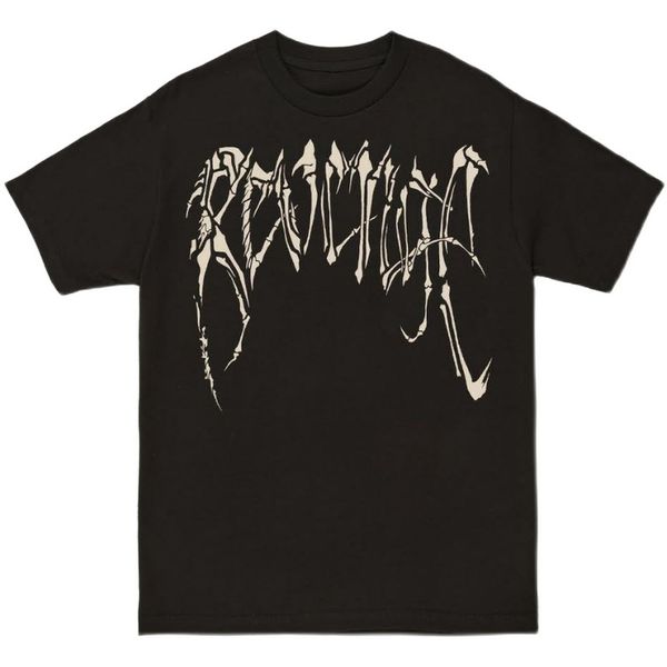 

revenge keel skull tee black white cotton t short sleeves, White;black