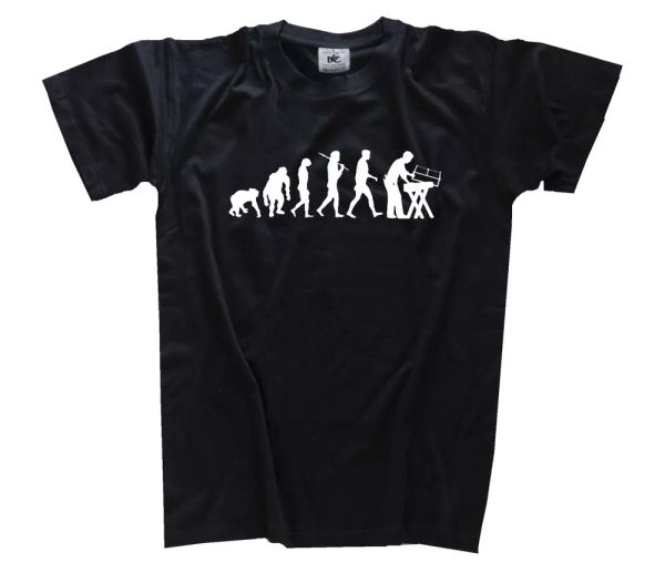 

standard edition tischler ii carpenter zimmermann evolution t-shirt s-xxxl, White;black