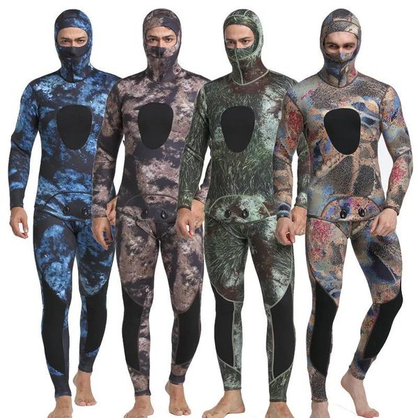 

men insulation elastic texture high density wear resistance no deformation diving wetsuit surf swimsuit one-piece suits