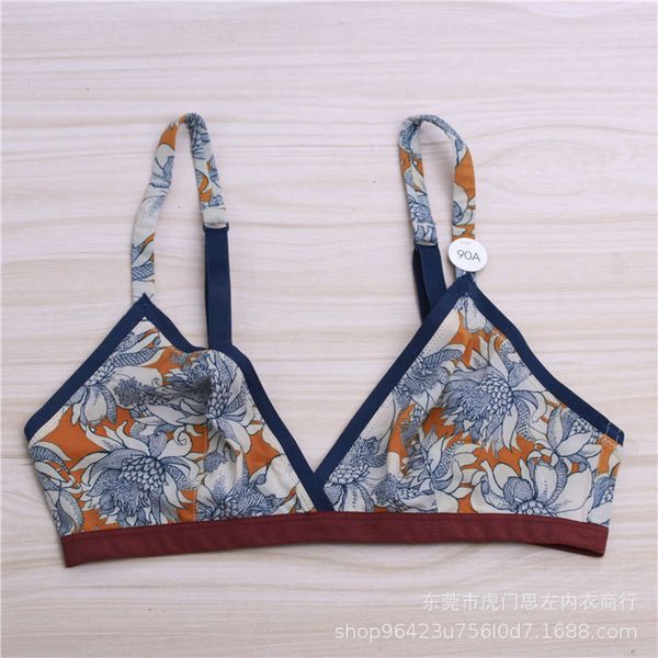 

dachang summer chiffon underwear french triangle cup ultra thin no sponge steel ring bra, Red;black