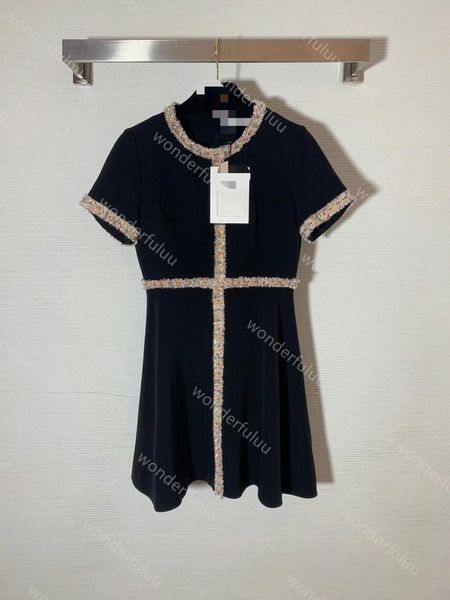

2021ss womens casual dress fashion women designers clothes for office skirt great quality cotton lady prom dresses does not shrink qd9w, Black;gray