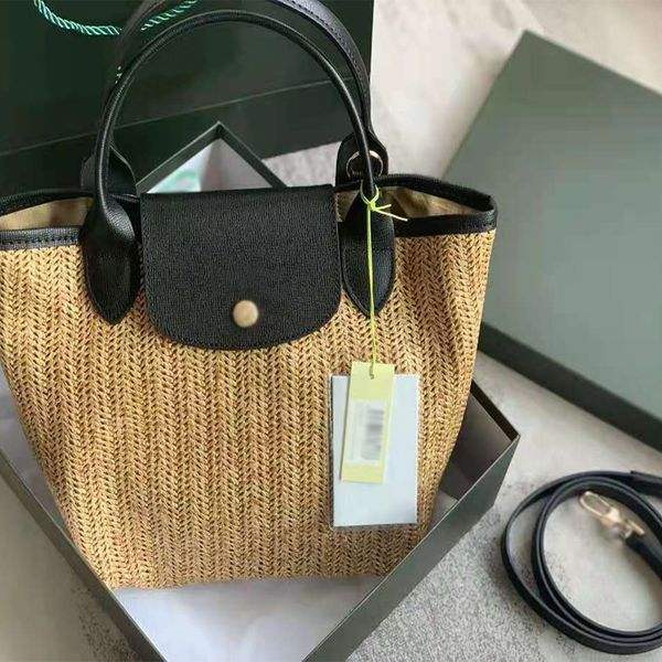 

fashion straw ladies hand bags luxury designer one shoulder messenger bag leather messenger chain