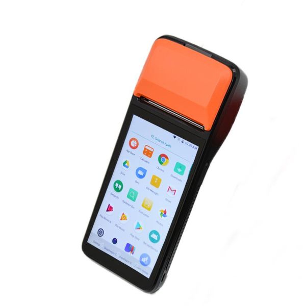 

android 7.1 handheld payment terminal touch screen bus ticketing machine system with thermal printer printers