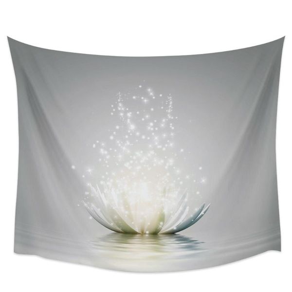 

tapestries flower abstract lotus wall tapestry home decor bedroom hanging picnic mat yoga