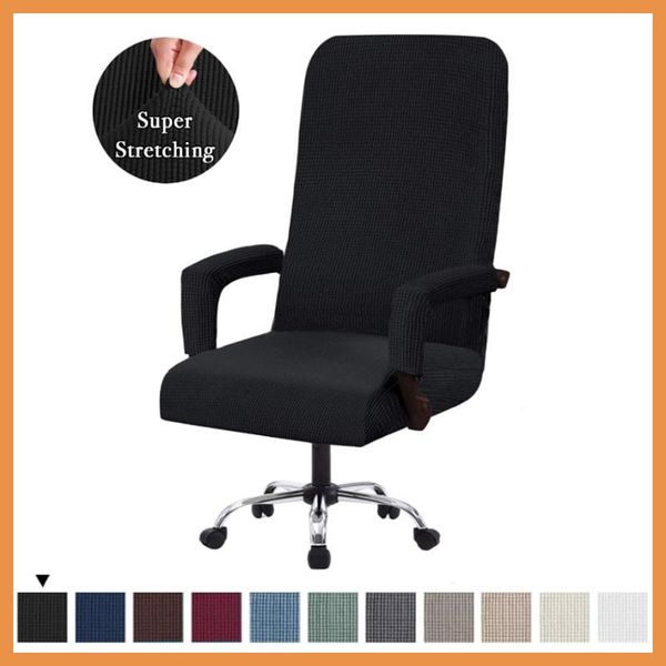 

office computer desk chair cover armchair elastic stretch swivel seat gaming protector slipcover arm rest covers