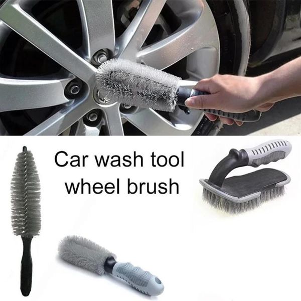 

car wheel cleaning brush detailing wash accessories care wet and dry tire sponges sponge