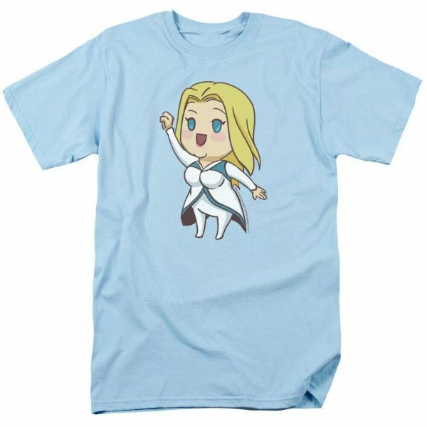 

faith faith chibi t shirt mens licensed valiant comics tee light blue, White;black