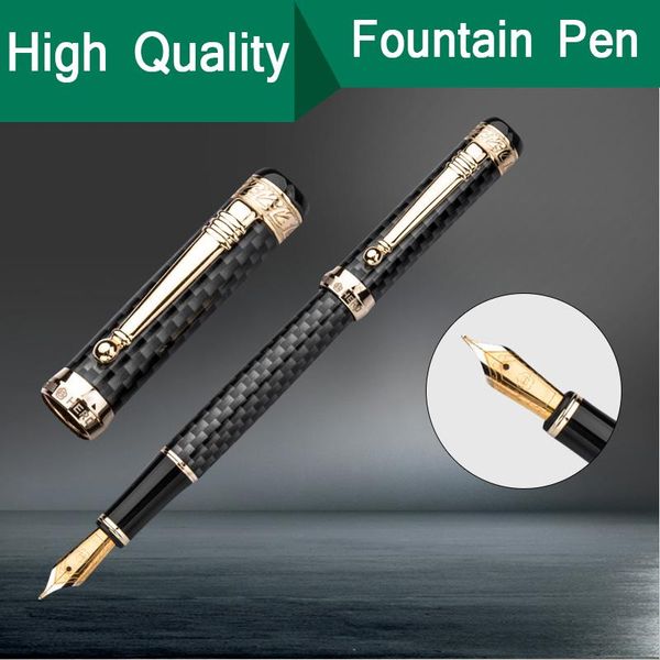 

fountain pens simple fashion full metal iraurita pen 0.5mm ink for writing office dolma kalem caneta stationery 1023