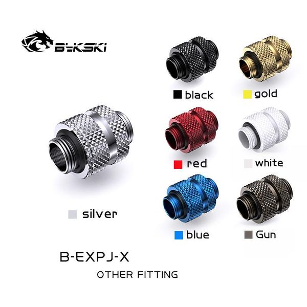 

fans & coolings bykski 16-22mm/22-31mm/41-69mm/83-110mm water-cooled male-to-male rotary joint extender modification b-expj-x/31/41/cc-expj-