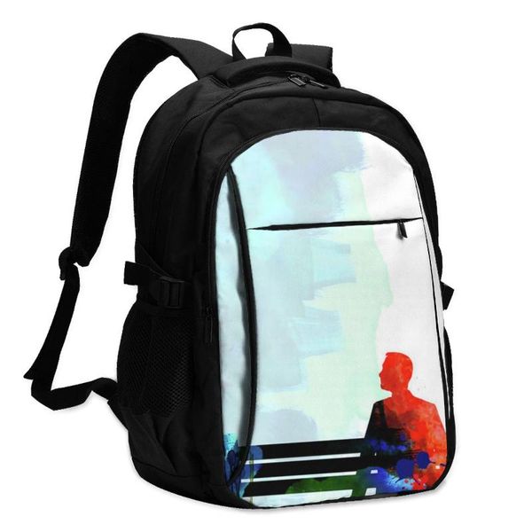 

backpack forrest gump backpacks soft universal charger usb back to school teen bags