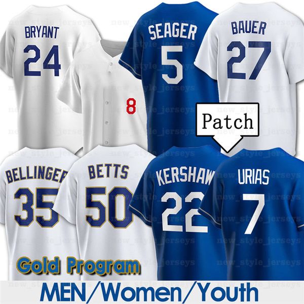 

50 mookie betts los 22 clayton kershaw angeles jerseys 35 cody bellinger julio urias enrique hernandez corey seager baseball men women trevo, Blue;black
