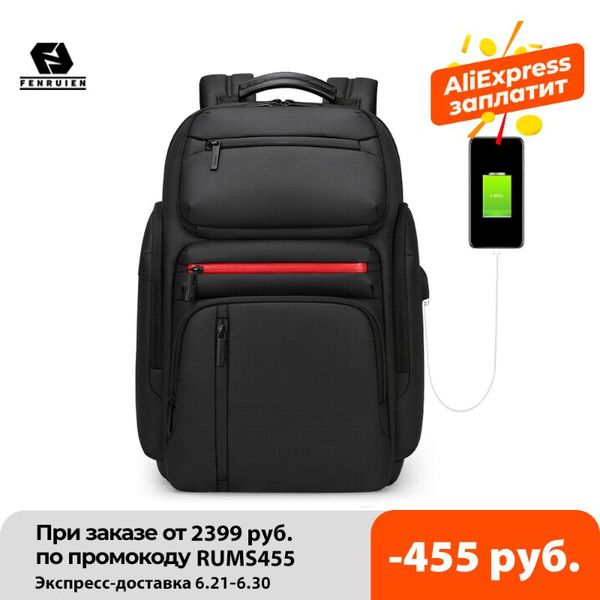 

backpack fenruien fashion business large capacity lapmen multi function usb charging travel school bag for teenager