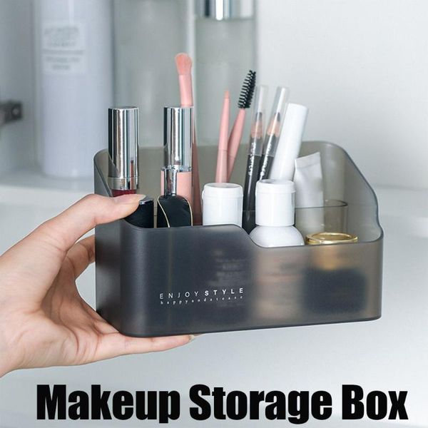

storage boxes & bins plastic makeup organizer bathroom box cosmetic organiser deskmake up jewelry sundries container