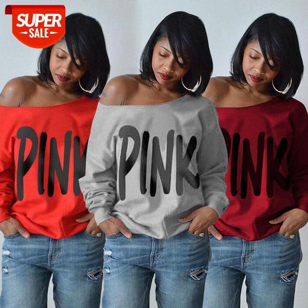 

[in stock]wis european and american plus size women's clothing loose printing long-sleeved round neck t-shirt women #oz1l, White
