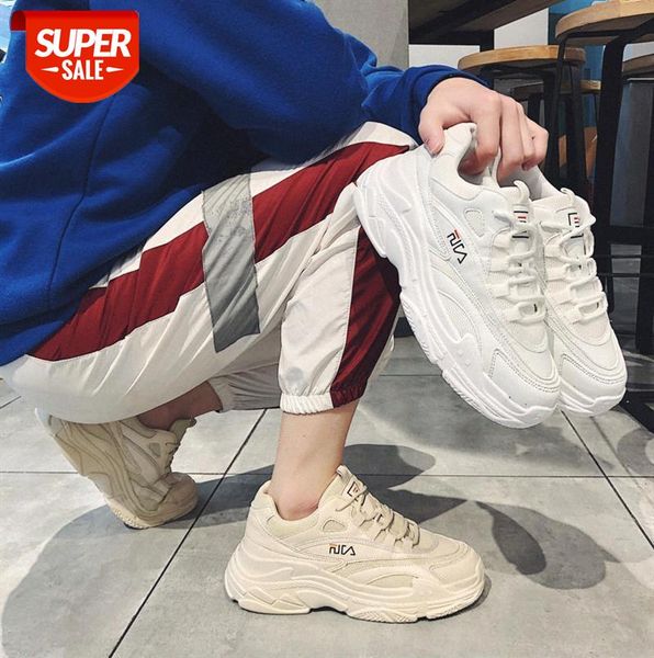 

korean men's shoes all-match sports and leisure increase running ins dad #zx8w