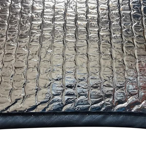 

car sunshade windshield sun visor 2pcs sunshield accessory aluminum foil anti-uv blind foldable