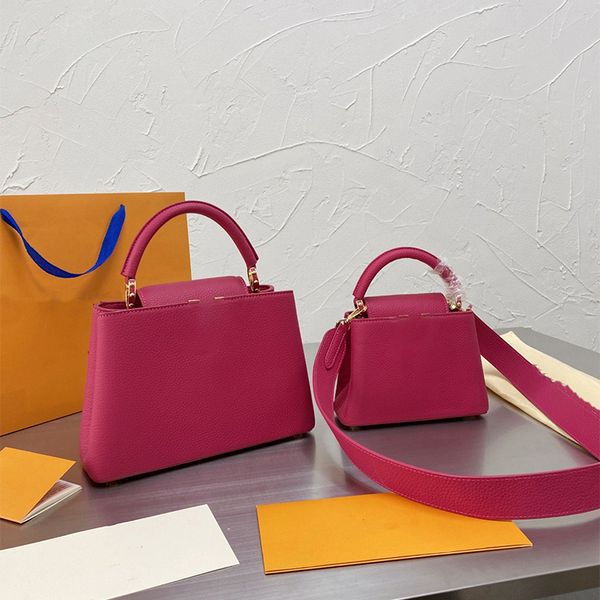 

7a +high-end ladies fashion shoulder bag leather french famous designer handbag large capacity luxury outdoor sacochetote evening wallet cro