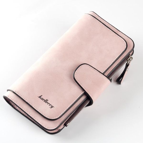 

wallets baellerry wallet women leather luxury card holder clutch casual zipper pocket hasp ladies female purse, Red;black