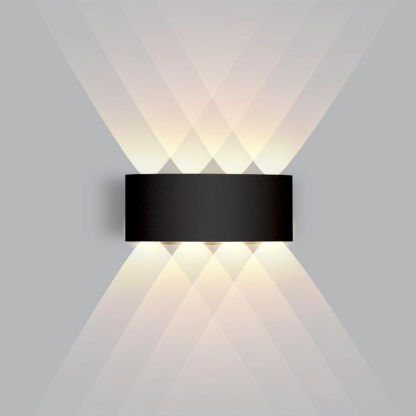 

wall lamp led aluminum outdoor ip65 waterproof up down light for home stair bedroom bedside bathroom corridor lighting