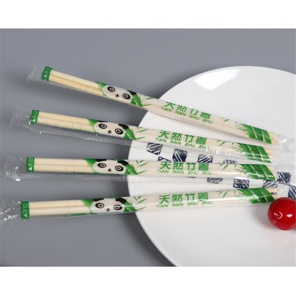 

disposable flatware bamboo wood chopsticks restaurant individual package chop sticks hashi sushi stick tableware #t2g