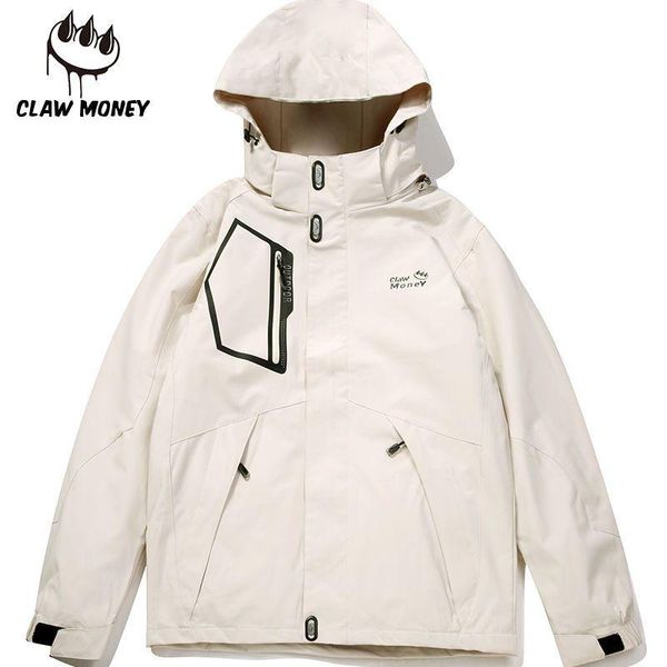 

running jackets cold-proof outdoor jacket loose casual windbreaker large size mountaineering clothes windproof waterproof sports, Black;red