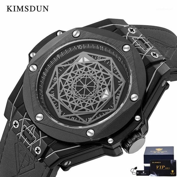 

wristwatches kimsdun men's automatic mechanical watch fashion casual luxury classic sports trend silicone strap gold relogio femme, Slivery;brown