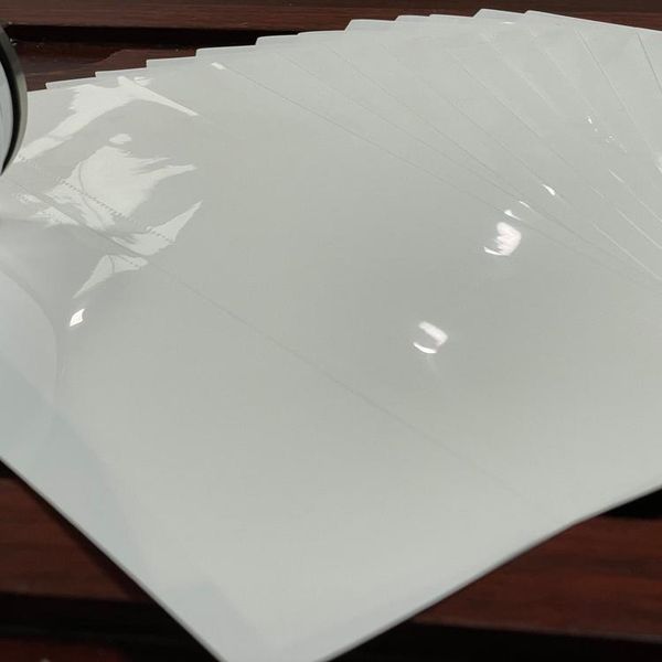 

window stickers 160w*280lmm white and transparent sublimation shrink wrap sleeve film for skinny tumbler
