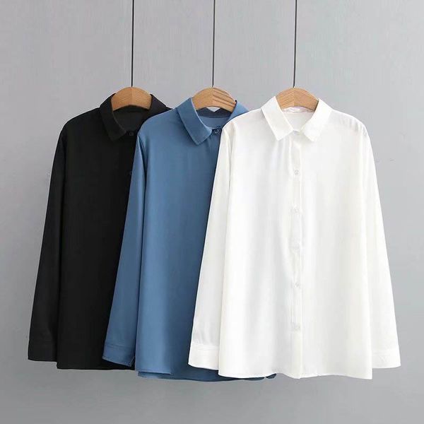 

spring summer chiffon women plus size bust 136cm 5xl 6xl 7xl 8xl long sleev white black blue colors women's t-shirt