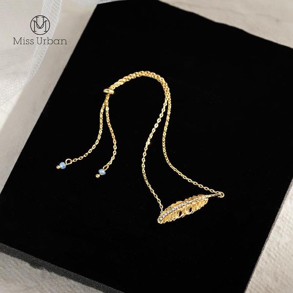

bohemia romantic gold color feather crystal bracelet for women handmade adjustable fashion 2021 charming gift jewelry charm bracelets, Golden;silver