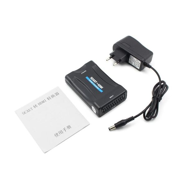 

audio cables & connectors portable scart to converter video universal for analog input 1080p output