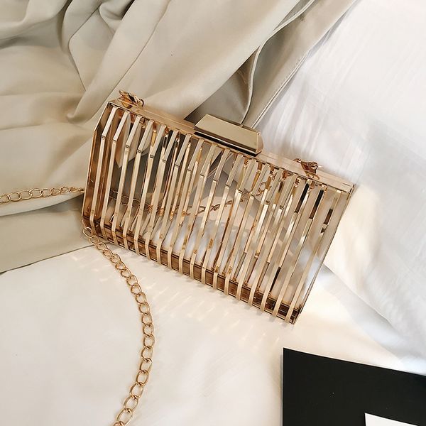 

evening bags package single shoulder korean versatile network is more popular than iron net hand holding dinner small square female