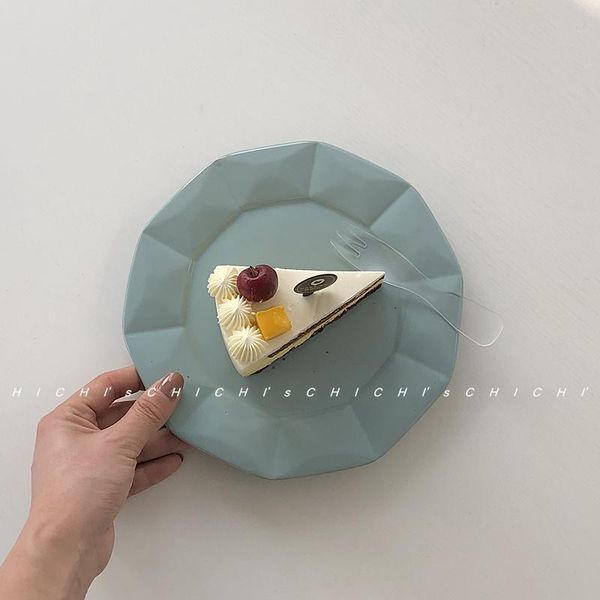

dishes & plates retro casual old western steak dessert irregular ceramic plate