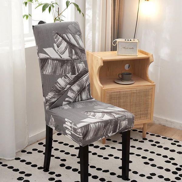 

chair covers stretchable dining cover polyester fiber breathable printed removable seat slipcover protector for home office