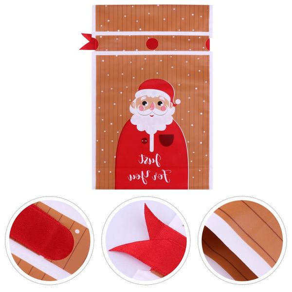 

gift wrap 50pcs christmas bags santa claus drawstring candy biscuit