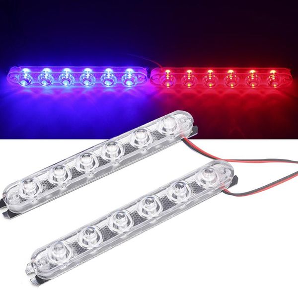 

traffic light 2pcs/set strobe 5/6 led car truck motorcycle flashing emergency warning lights 4 styles rear tail brake slamp
